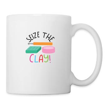 Seize the clay POLYMER CLAY - Mug - white - Right