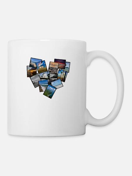 holiday vibes - Tasse - Weiß
