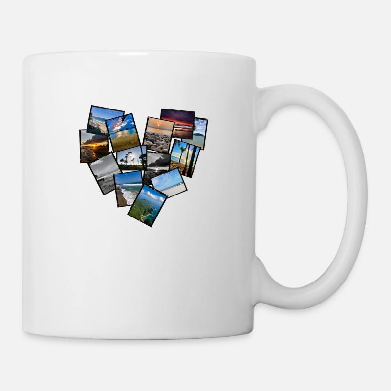 holiday vibes - Tasse - Weiß