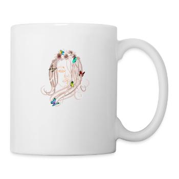 butterfly kisses - Mug - white - Right