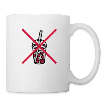 Shield Bubble Tea forbidden - Mug - white - Right