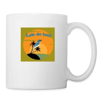 loin de tout - Mug blanc - blanc - Droite