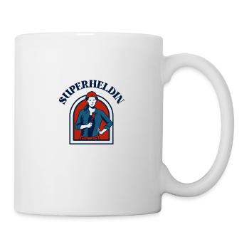 SUPERHELDIN - Tasse - Weiß - Rechts
