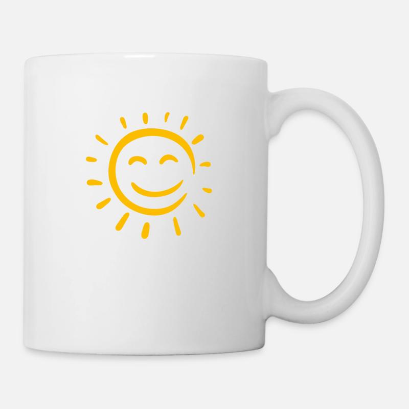 Sonne 1 - Tasse - Weiß