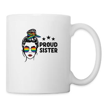 LGBT Stolze Schwester - Tasse - Weiß - Rechts