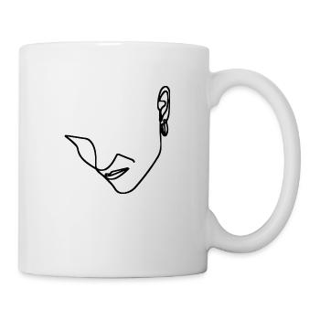 Women Line art - Mug - white - Right