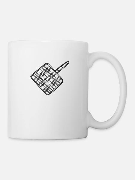 Grillrost - Tasse - Weiß