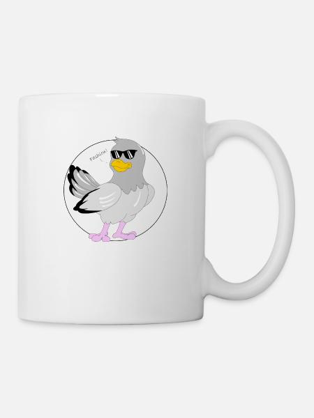 Modetaube - Tasse - Weiß