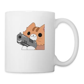 Never say "No" to a Cat - Mug - white - Right
