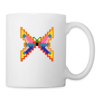 Butterfly - Pixelfly - Mug - white - Right