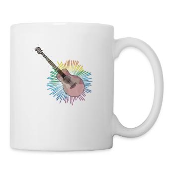 Gitarre - Tasse - Weiß - Rechts