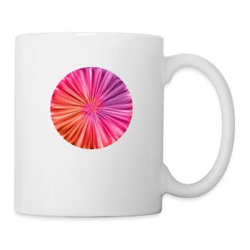Tie Dye Floral Pattern - Tasse - Weiß - Rechts