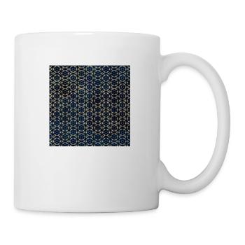 Gold Geo Tie Dye Pattern - Mug - white - Right