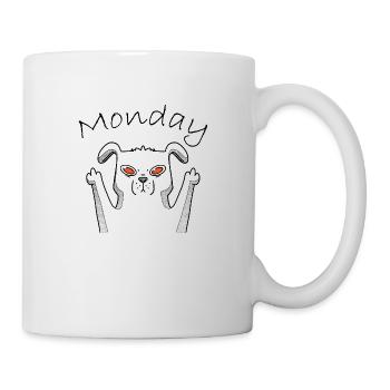 Monday - Tasse - Weiß - Rechts
