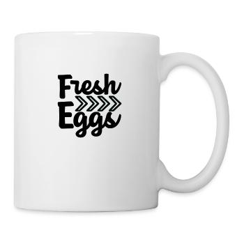 Fresh Eggs - Mug - white - Right