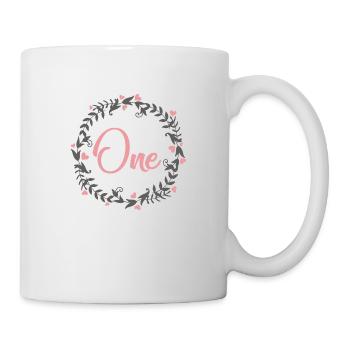 ONE YEAR MILESTONES HEART - Tasse - Weiß - Rechts