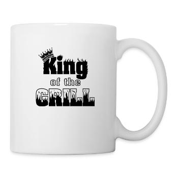 Roi du Grill - Mug blanc - blanc - Droite