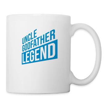 Uncle Godfather Legend Zitat - Tasse - Weiß - Rechts
