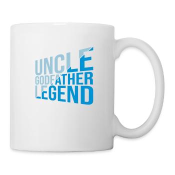 Citation de légende de l’oncle parrain - Mug blanc - blanc - Droite