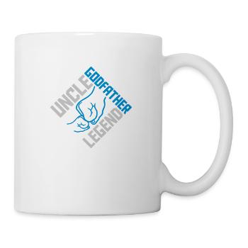 Uncle Godfather Legend Zitat - Tasse - Weiß - Rechts