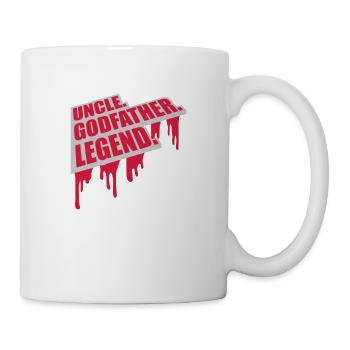 Uncle Godfather Legend Zitat - Tasse - Weiß - Rechts