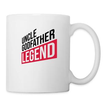 Citation de légende de l’oncle parrain - Mug blanc - blanc - Droite