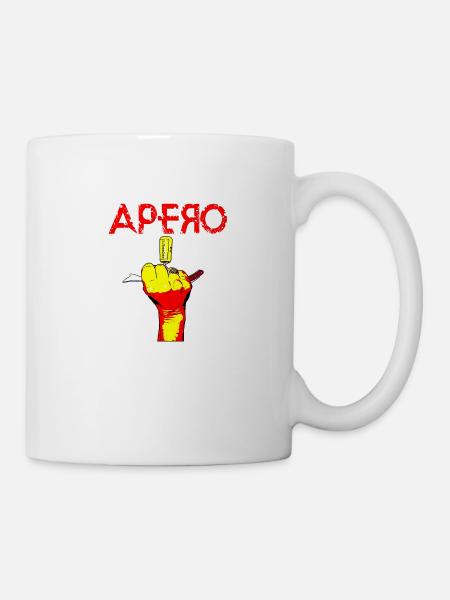 APERO MAIN BÖSES MÄDCHEN - Tasse - Weiß