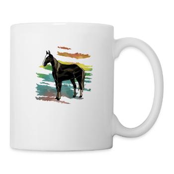 Pferd - Tasse - Weiß - Rechts