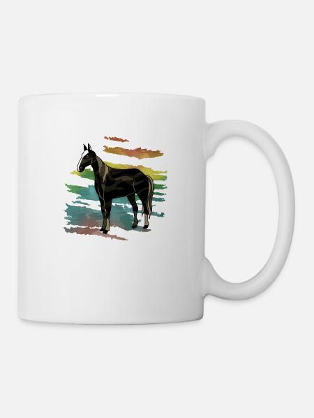 Pferd - Tasse - Weiß