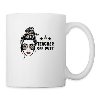 Enseignant hors service Lehrer außer Dienst - Mug blanc - blanc - Droite