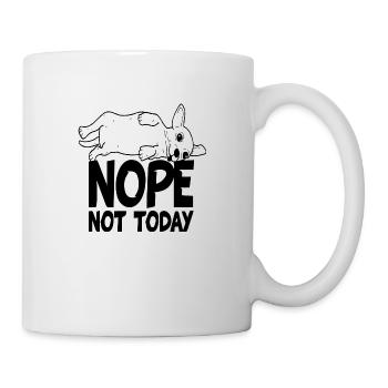 Nope not today - Mug - white - Right