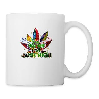 I'm not shy I'm just high Hippie Design - Mug - white - Right