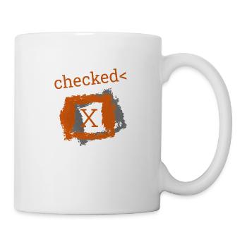 Checked - Mug - white - Right