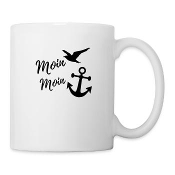 Moin moin - Mug blanc - blanc - Droite