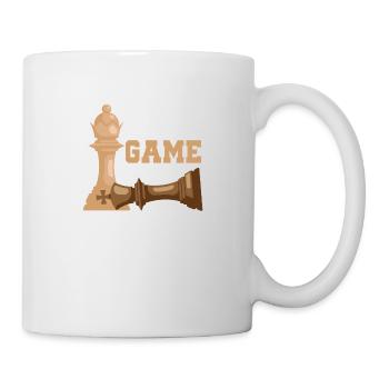 I Paused My Game To Be Here Chess Player Chess Bo - Tasse - Weiß - Rechts