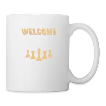 Welcome To The Chess Player Chess Board - Mug - white - Right