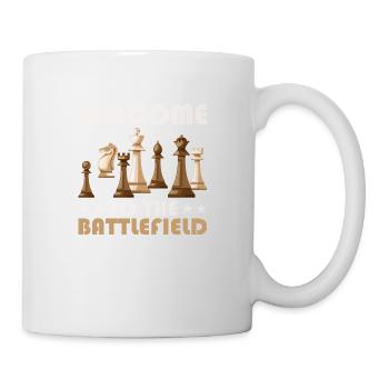 Welcome To The Chess Board Chess Player - Tasse - Weiß - Rechts