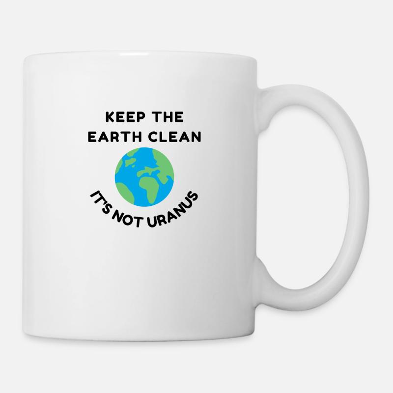 Gardez la terre propre ce n’est pas urnanus - Mug blanc - blanc