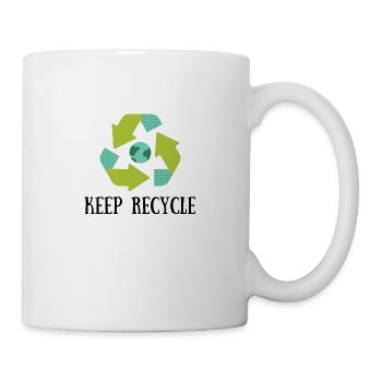 Keep recycle - Mug - white - Right