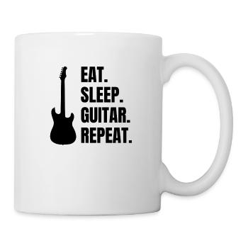 Guitariste Guitariste Groupe Musique Guitare Musiciens - Mug blanc - blanc - Droite
