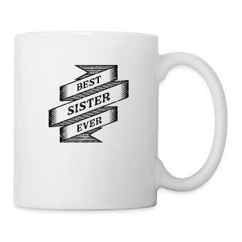 Meilleure sœur de tous les temps - Mug blanc - blanc - Droite