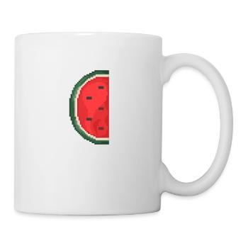 Pixel Art Melon Pattern Variante 2 - Mug blanc - blanc - Droite