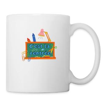 It's back to school! - Mug - white - Right