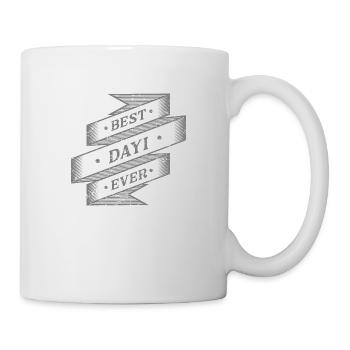 best dayı ever - Tasse - Weiß - Rechts