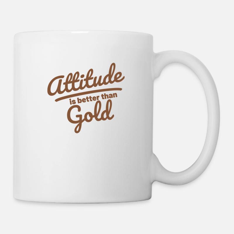 Einstellung - Tasse - Weiß