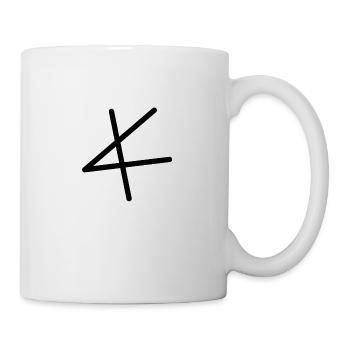 Alpha | Symbol | griechisches Alphabet - Tasse - Weiß - Rechts