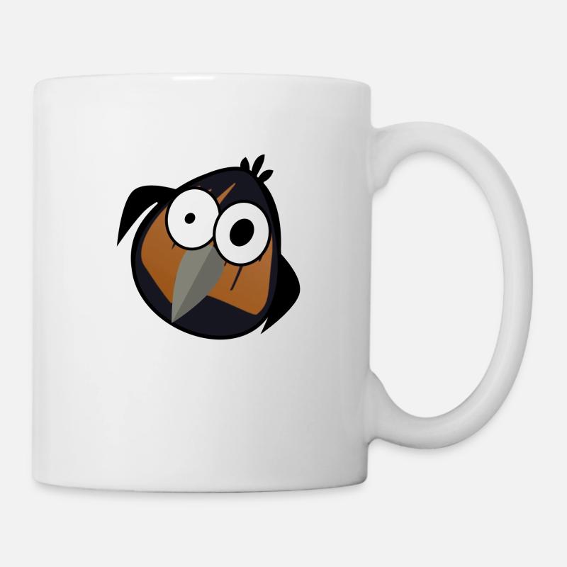 Nussrabe - Tasse - Weiß