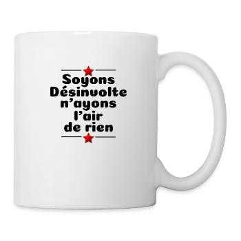 l'air de rien!! - Mug blanc - blanc - Droite
