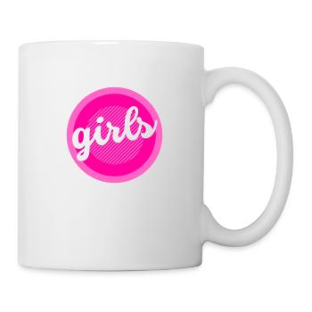 Girls cercle rose - femme fille - Mug blanc - blanc - Droite