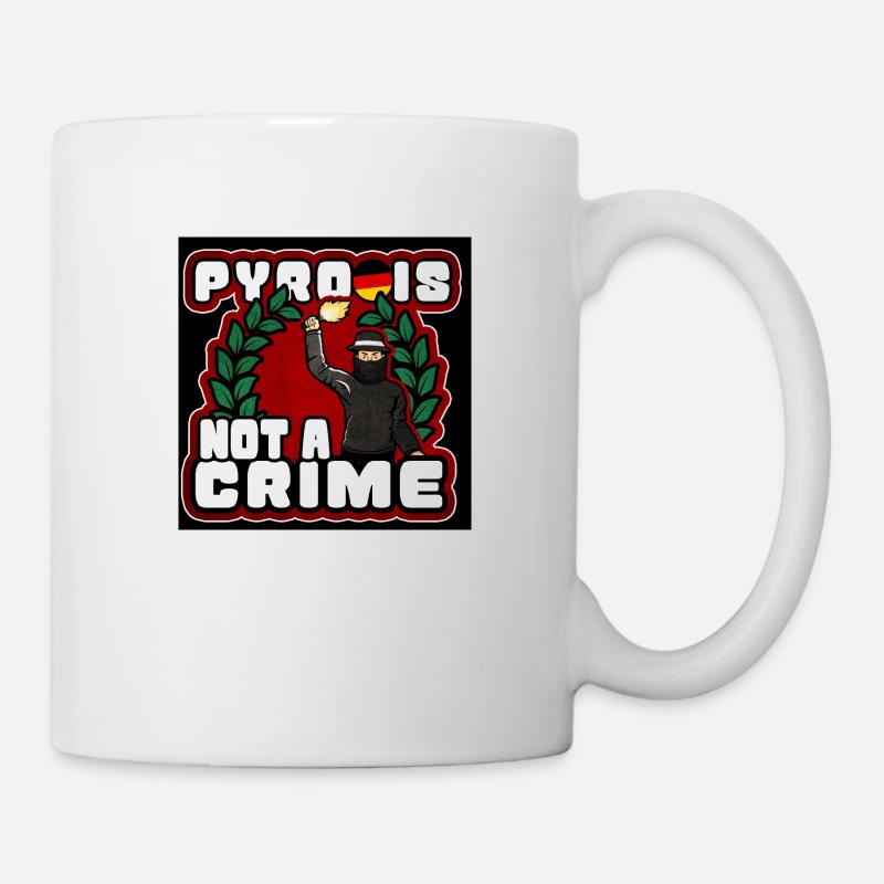 Pyro is not a crime! - Tasse - Weiß